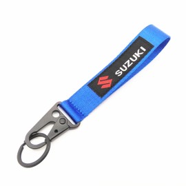MELD 1pcs Embroidered Keychain Tag Key Ring for Suzuki GSXR Car Auto Accessories Motorcycles Bike Key Chain Accessories Blue