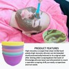 Rowcay 3.3-Inch Silicone Facial Mask Mixing Bowl Set | Multi-Colored