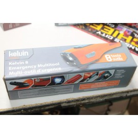 Kelvin Tools Automotive Emergency Multitool 8 Tools Total Orange