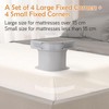Bed Sheet Holders With Lock Strips, 4 Pack Bed Sheet