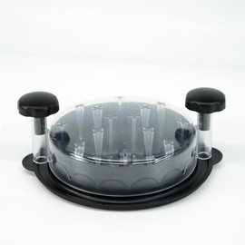 Chicken Shredder | Chicken Shredder Tool | Meat Shredder with Ergonomic Handle | Anti-Slip Base | Chicken Shredder Tool Twist | Meat Shredder Tool Twist | Chicken Grinder | Transparent Lid |