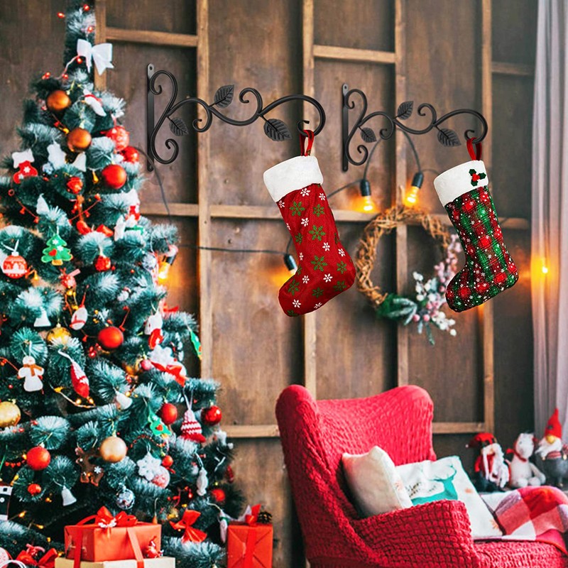 4Pcs Wall-mounted Iron Hooks Plant Holder Decorative Hook for Bird