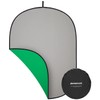 Westcott Collapsible 2-in-1 Gray & Green Backdrop (5' x 6.5')