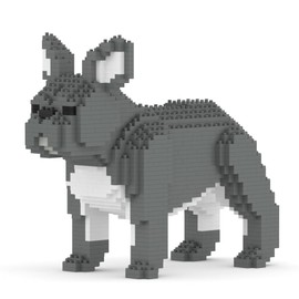 JEKCA French Bulldog 02S-M05 | Dog Plastic Building Blocks | Age 14+