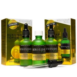 Josue Echavarria Tratamiento para Cabello y Barba Unisex 10% con Biotina 3 Frascos de 50ml