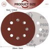 Sruhrak Sanding Discs 125 mm Velcro 8 Hole 600 Grit
