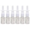 6Pcs 10ml/0.34oz Glass Nasal Bottles - Portable Empty Refillable Fine