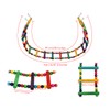 DS. DISTINCTIVE STYLE Bird Ladder Toys Coloured Flexible Parrot Swing