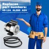 Earthtec (3) Replacement Drive Belts for Delta 49-124 Unisaw 3450
