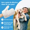 6 Hypoallergenic Pet Grooming Cleaning Wet Wipes Mitt - No