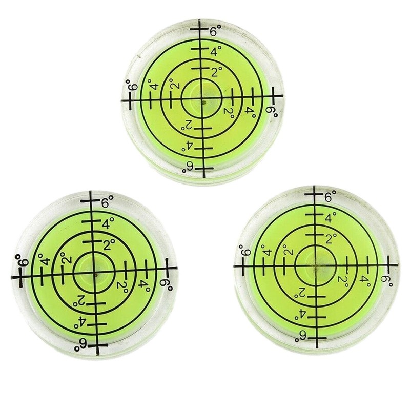 Taskar 3 x 32mm Precision Bullseye Bubble Spirit Level