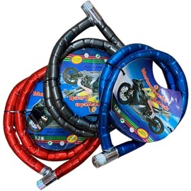 Bike Bicycle Cycling Wire Cable Lock Security Trolly Motor Lock Heavy Duty Ideal for Bike, Electric Bike, Skateboards, Strollers HTUK® (Black)