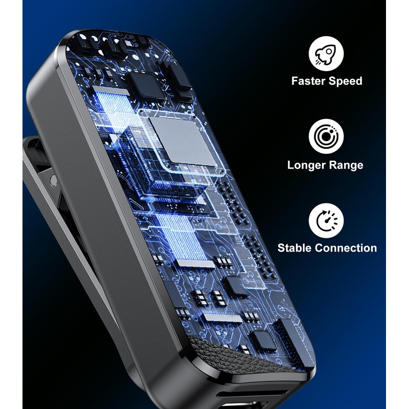 TSNAM Bluetooth Transmitter for TV to 2 Headphones Dual Link