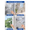 Silicone Shower Squeegee for Glass and Windows – Stainless Steel