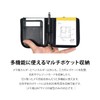 MASACCIO Genuine Leather Memo Pad Holder with Carabiner Memoholder (Brown)