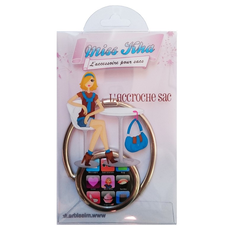 Miss Kha - Foldable Bag Holder, Multicoloured, One Size, Multi-Colour,