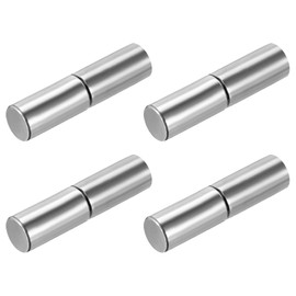 METALLIXITY Weld on Barrel Hinges (32mmx8mm) 4Pcs, Stainless Steel Hinge Pin - for Home Door, Gate, Window