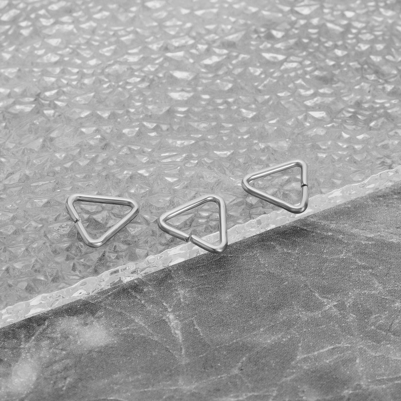 EMSea 20pcs Sink Stopper Triangle Buckle Drain Plug Chain Triangles