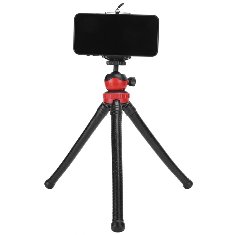 Camera Smart Phone Portable Flexible Rubber Octopus Tripod Bracket Shooting