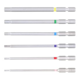 Takagi Earth Man Hex Bit Set, 6-piece Set, Long Type, Electric Screwdriver, For Impact Drivers