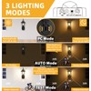 Lamomo Outdoor Wall Sconce, 2 Pack Dusk to Dawn Motion