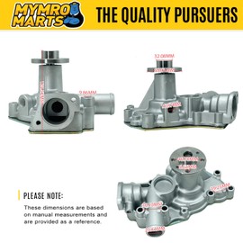 Engine Water Pump 8972541481 8-94140341-0 8-97254-148-1 Fit for Isuzu 3LD1 4LB1 4LC1 4LE1, for Hitachi ZX55UR ZAX55 CX75,for Doosan S030P S035