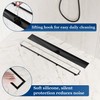 Neodrain 24-Inch Linear Shower Drain with Tile Insert Grate, Matte
