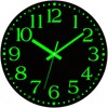 Warminn Wall Clock - 12 inch Glow in The Dark