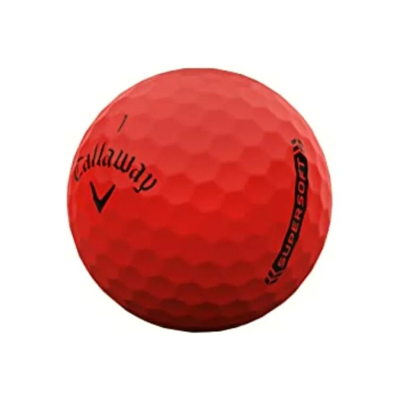 Callaway Supersoft Pelotas De Golf (versión 2023, Rojo)