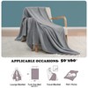 NEWCOSPLAY Super Soft Throw Size Blanket Grey Premium Silky Flannel