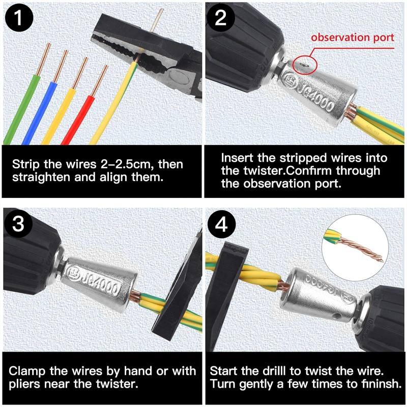 Wire Twister Tool for Drill, Wire Twisting Tool for Drill,