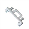 PZRT 10pcs Rail Terminal Iron Plug Clamping Rail Single-Layer Terminal