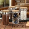 VZZNN 2 Pack Coffee Bean Storage Container with Airtight Bamboo