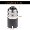 FINELED E27 To B22 Base Converter Adaptor, E27 Edison to