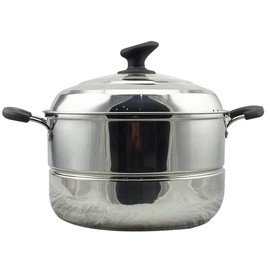 KOTO Single Tier Stainless Steel Steamer Pot, 2 sizes, (10.2'')