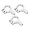 3Pcs Tube Clamp Hub Aluminum Shaft Clamping M4 Thread Mounting