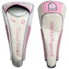 Golf Headcover Driver Paw Model Magnetic (White/Pink)