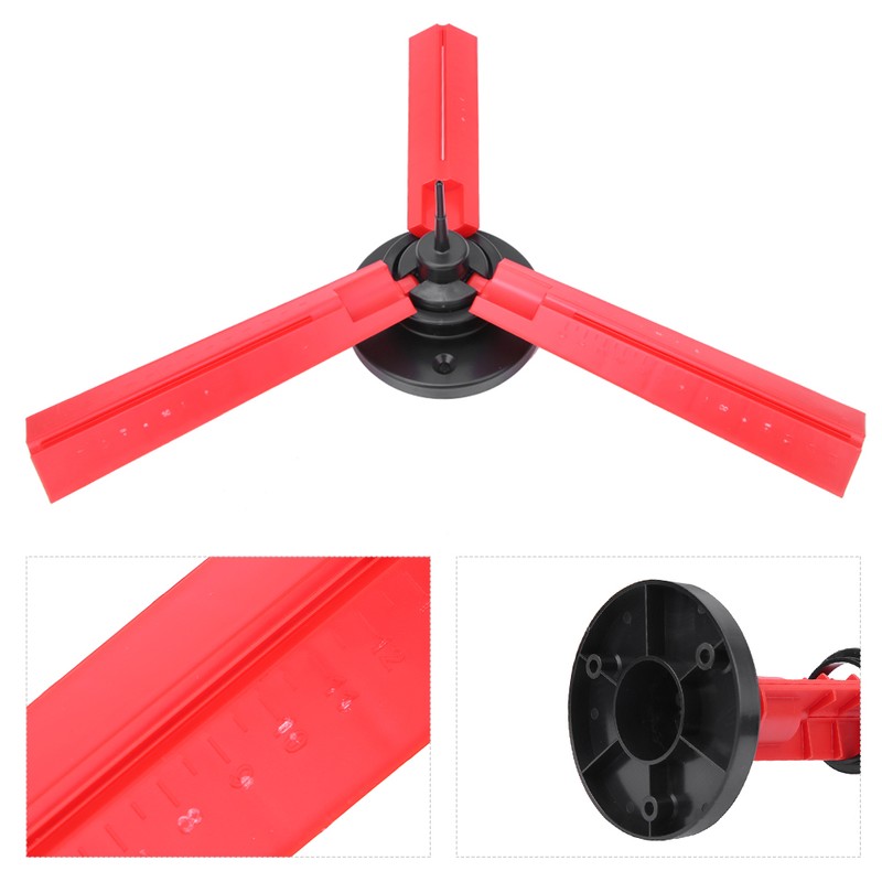 ABS Plastic Portable Column Shape DIY Archery Arrow Fletching Jig