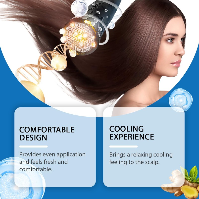 2PCS Scalp Hair Growth Serum with Ball Bearing Applicator |
