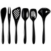 Hutzler Melamine Utensil Set, 7.5", Black