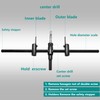 Seimneire Adjustable Hole Saw, 1-3/16" to 11-3/4" (30 to 300mm)
