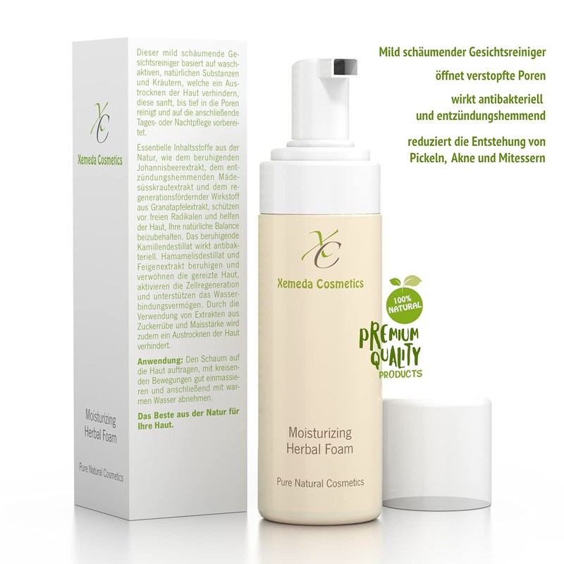 Herbal Cleansing Foam - for a gentle and gentle facial