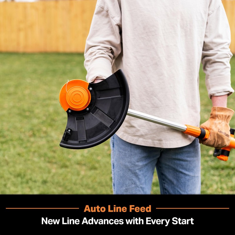 LawnMaster CLGT2410S 24V 10" Cordless String Trimmer Weed Eater 2.0AH