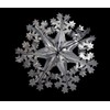 Foil Garland Snowflake Star - Christmas Hanging Decoration Wall Ceiling