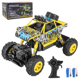 Remote Control Car Off Road RC Stunt Cars, 4WD High Speed All Terrains Electric Toy Off Road RC Monster Vehicle Truck Crawler for Kids Boys Girls Gifts