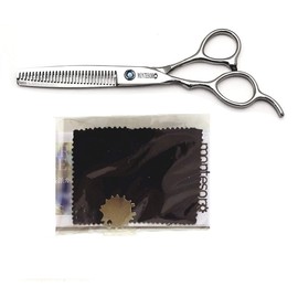 montesoro [Left Handed Only] Haircutting Scissors Scissors for Scissors Self Cutting Rust Resistant Premium Material (6 Inch 20% Sening)