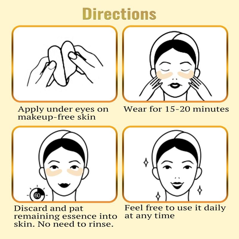 Collagen hydrogel eye patch-target dark circles, puffy eyes, eye lines,