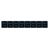 Generic Ascot 484-37026 Black Steel Adhesive Wheel Weights 0.25oz 3/4" 30 Pack