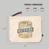 Lantern Press Lake Tahoe, Nevada, Rustic Typography, 100% Cotton Zipper