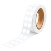 WANSTE 0.25 Inch Round Permanent Adhesive Color-Code Dot Stickers,White Small